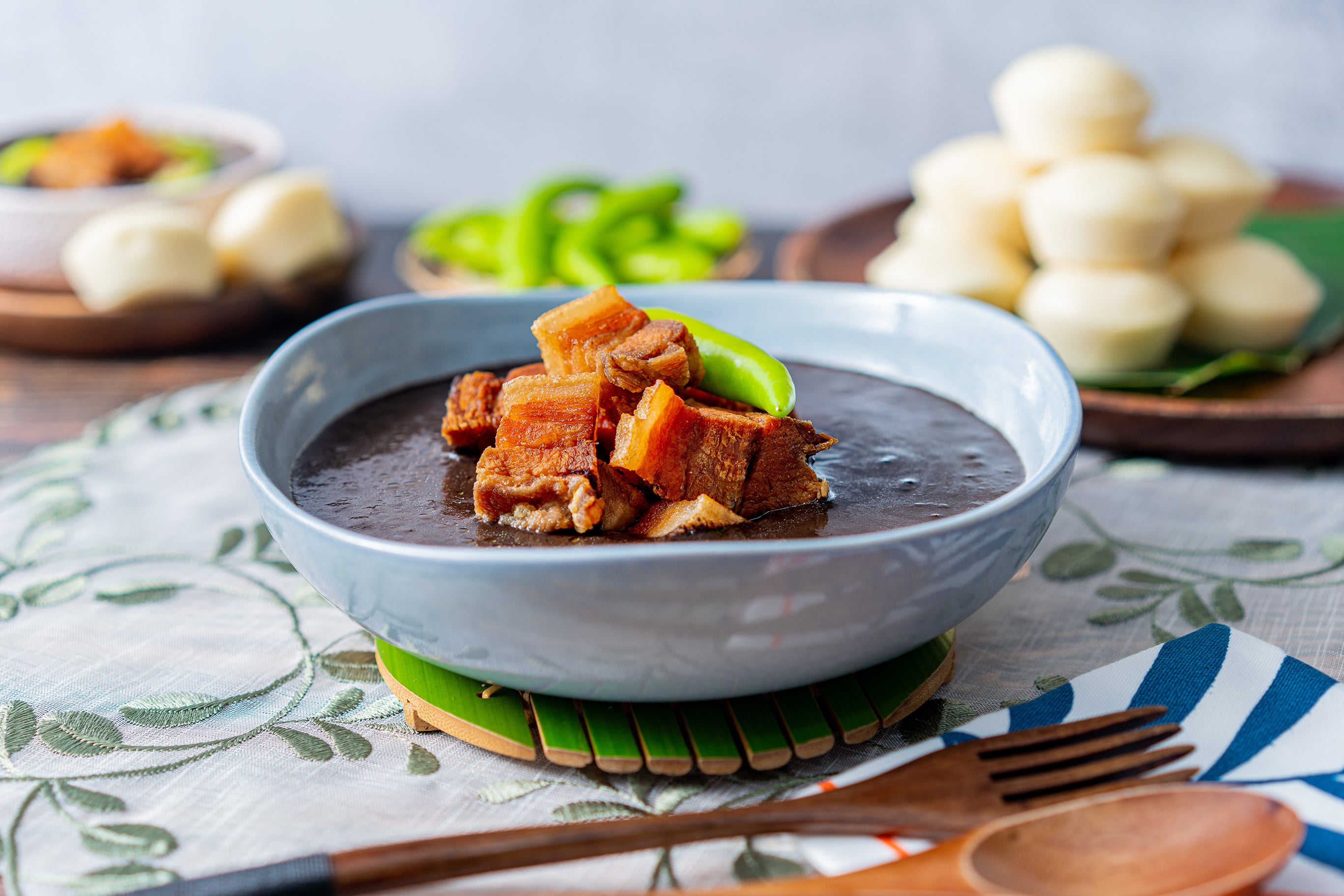 Crispy Pork Dinuguan (Solo Meal) Guevarra's by Chef Laudico