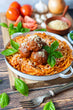 Meatballs Spaghetti Marinara